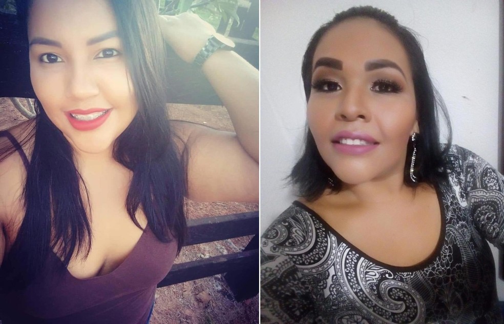Gésica Espinosa, de 32 anos (à esquerda) e Geisibel Espinosa, de 37 anos (à direita) morreram vítimas da Covid-19 em Mato Grosso — Foto: Arquivo pessoal