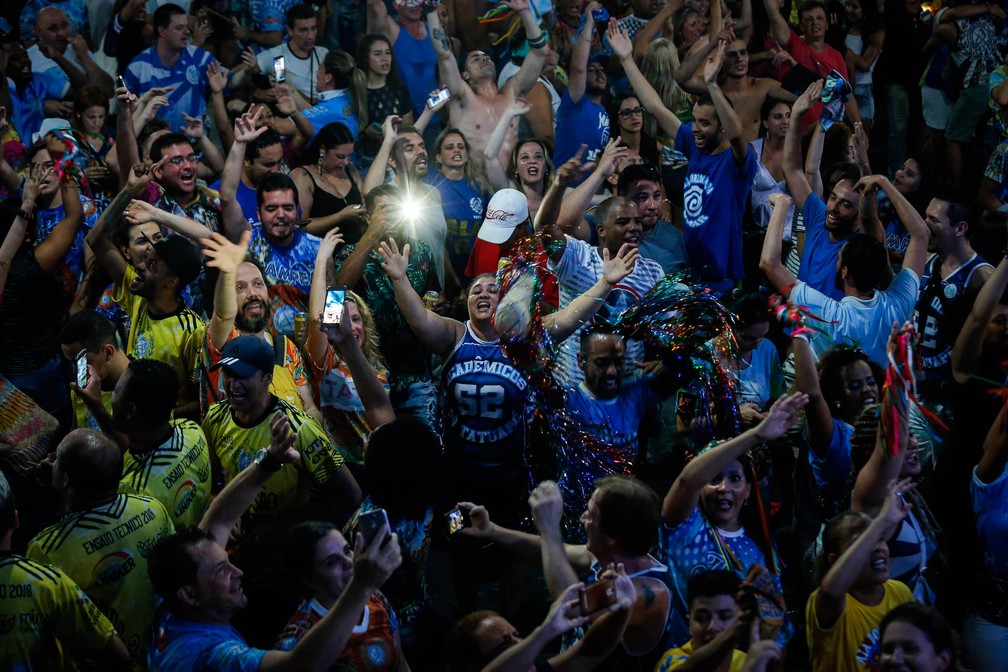 torcida, Acadêmicos do Tatuapé, carnaval, são paulo, sp, anhembi (Foto: FELIPE RAU/ESTADÃO CONTEÚDO)