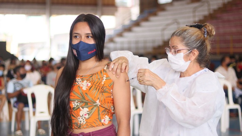 Saúde de Rio Branco ainda espera vacinar cerca de 50 mil jovens contra a Covid-19 — Foto: Divulgação
