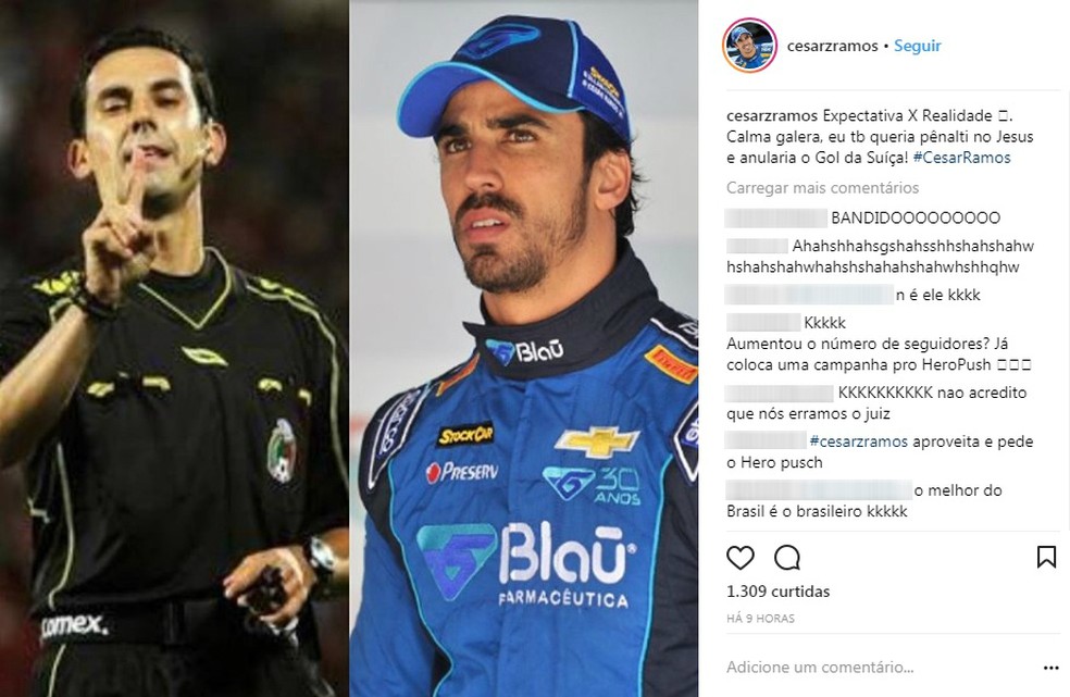 piloto confundido arbitro 2 edit - Confundido com árbitro de jogo do Brasil, piloto gaúcho da Stock Car é atacado nas redes sociais
