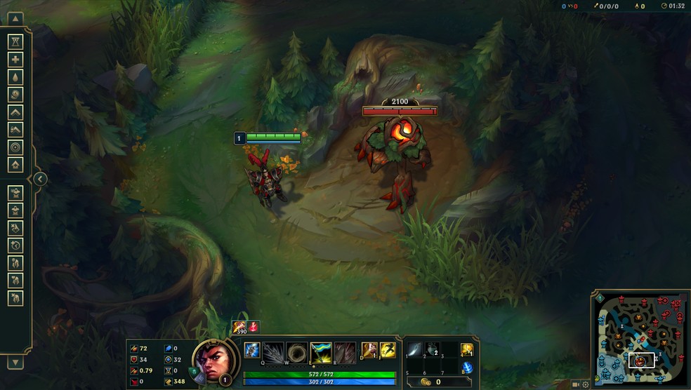 Rubrivira, popularmente conhecido como Vermelho, é um dos dois monstros mais importantes da selva (Foto: Reprodução/Victor de Abreu)