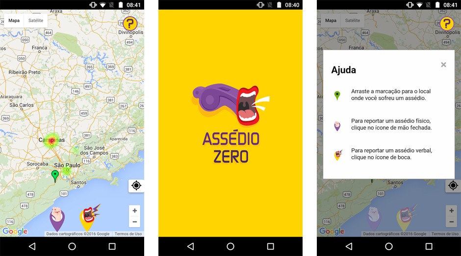Assédio Zero: app mapeia onde acontece violência contra mulher (Foto: Reprodução )
