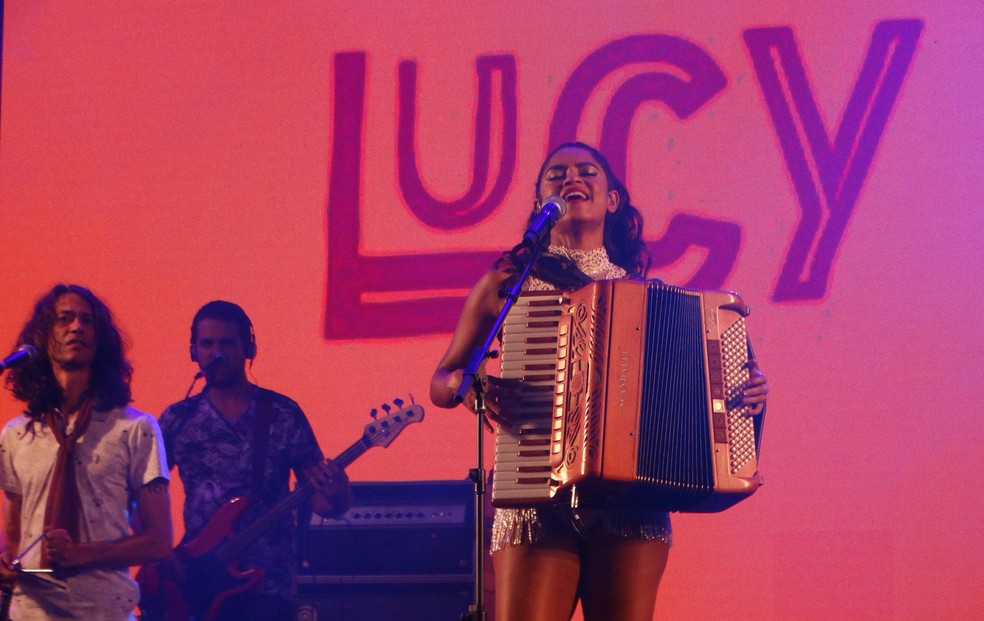 Lucy apresenta show indito com Toquinho  Foto: Joalline Nascimento/G1