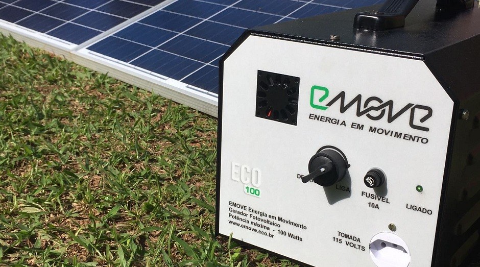 emove, gerador de energia solar (Foto: Divulgação)