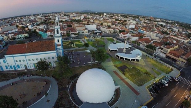 No início dos anos 2000 a cidade de Sobral ganhou um museu dedicado ao eclipse, um planetário e monumentos que relembram o episódio. (Foto: Prefeitura de Sobral)