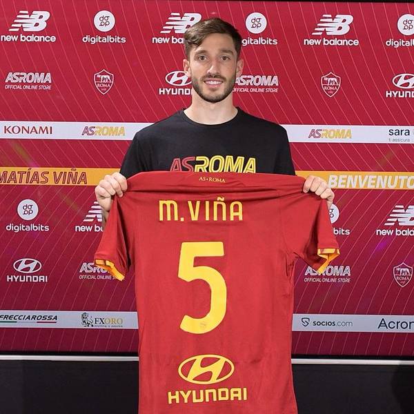 Roma quer vender lateral-esquerdo Viña, principal alvo do Flamengo para a posição