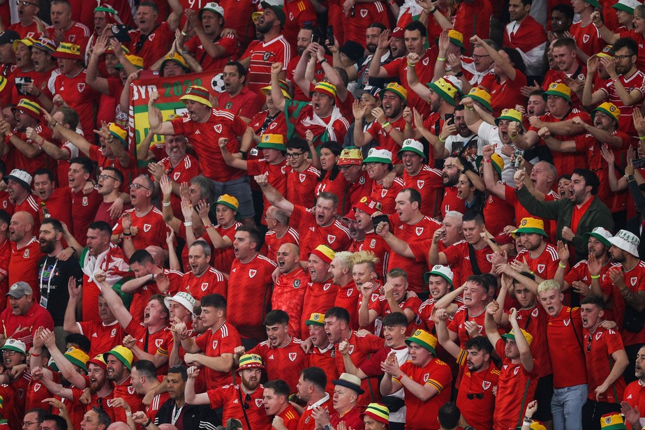 Torcida de País de Gales retorna à Copa do Mundo depois de 62 anos