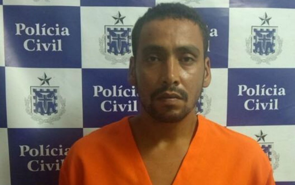 Suspeito foi preso após matar mulher em Eunápolis (Foto: Divulgação/Polícia Civil)