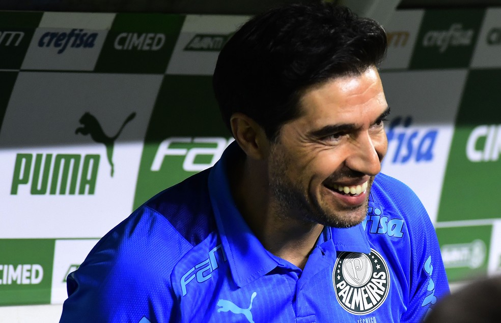 Abel Ferreira em Palmeiras x Inter de Limeira — Foto: Marcos Ribolli