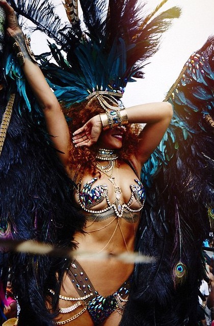 Rihanna no Crop Over Festival 2015 (Foto: Instagram Rihanna/ Reprodução)