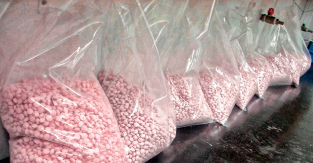 Polícia confisca 30 mil pílulas de ecstasy em Guarulhos (Foto: Divulgação/Polícia Federal)