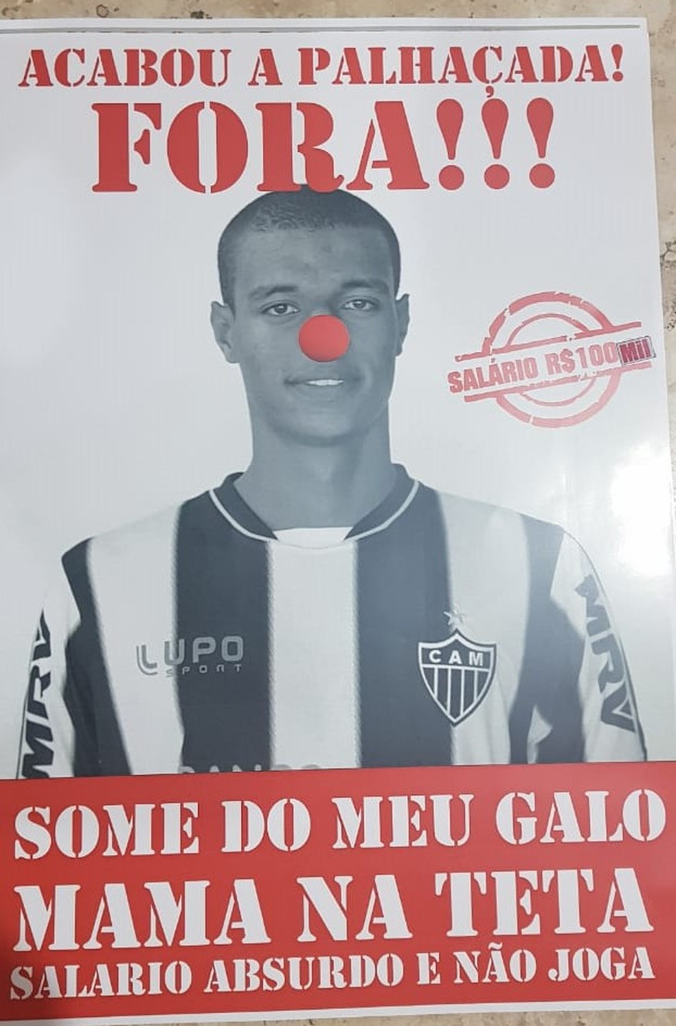 Lucas CÃ¢ndido, que Ã© reserva, tambÃ©m foi alvo das crÃ­ticas  â€” Foto: ReproduÃ§Ã£o / internet