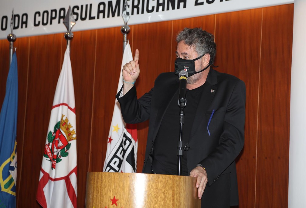 Julio Casares, novo presidente eleito do São Paulo — Foto: Rubens Chiri / saopaulofc.net