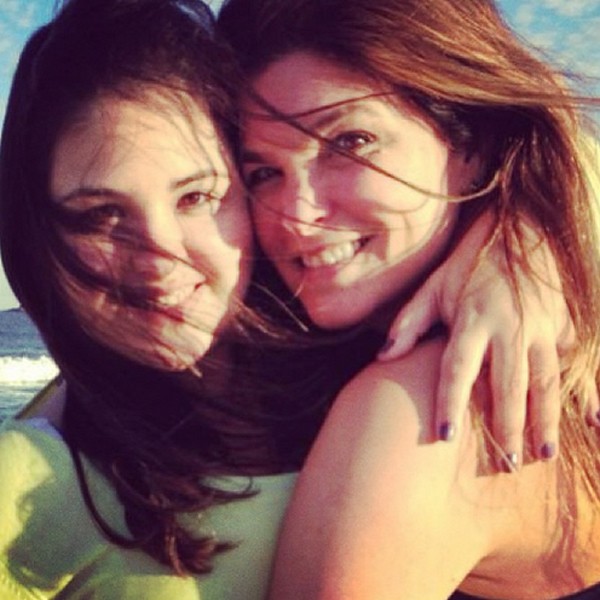 Cristiana Oliveira e a filha, Rafaella, que faz aniversário hoje (Foto: Reprodução/Instagram)