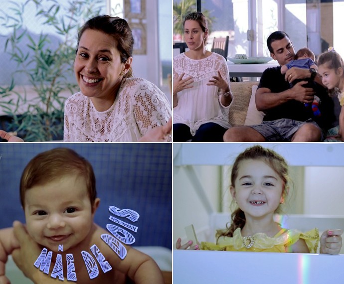 Dani Monteiro e família estrelam a série 'Mãe de Dois' no Gshow (Foto: TV Globo)