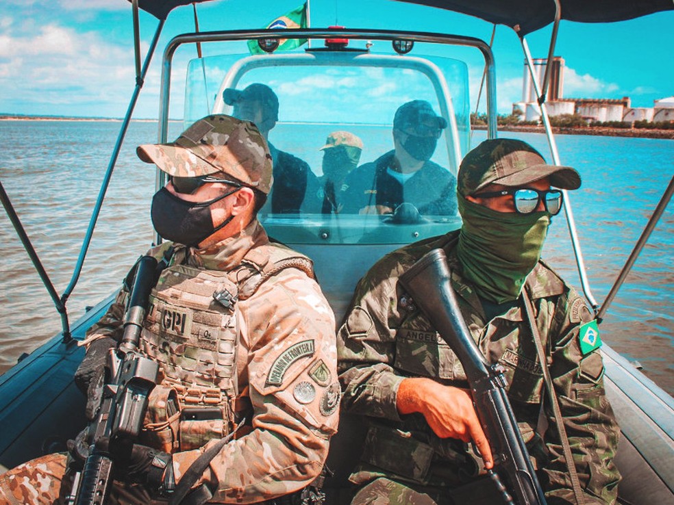 Deportex da Marinha ocorreu em Cabedelo, na Paraíba, em 2021.  — Foto: Marinha do Brasil/Divulgação