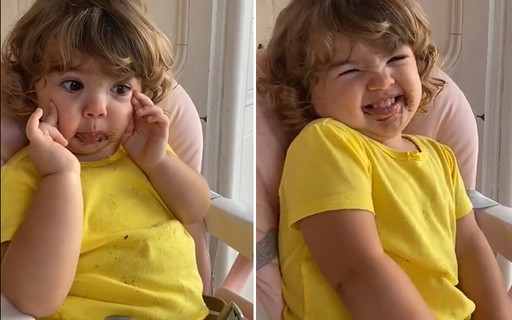 Tata Werneck mostra reação de Clara Maria ao tomar água com limão; vídeo
