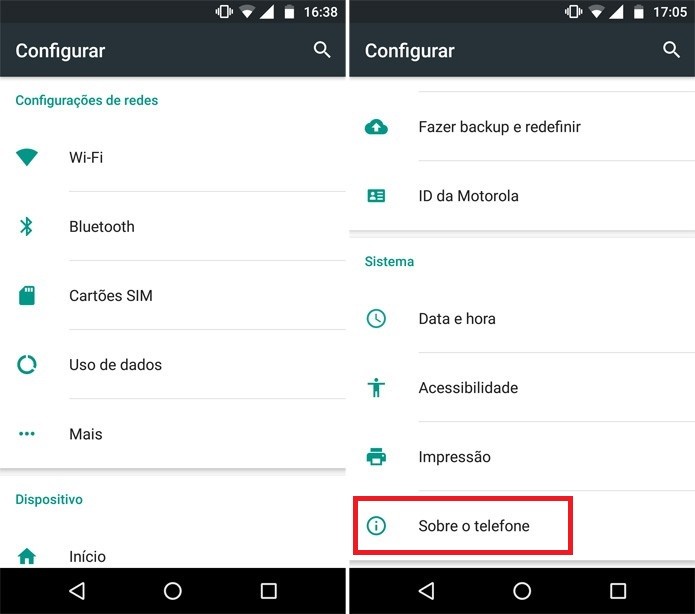 Atualizando Android Moto X Play (Foto: Reprodução/Pedro Cardoso)