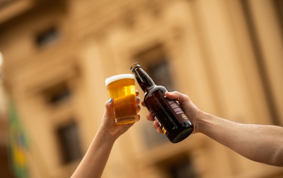 Tradição do chope e novidade da cerveja artesanal se fundem em Ribeirão Preto, SP — Foto: Érico Andrade/g1