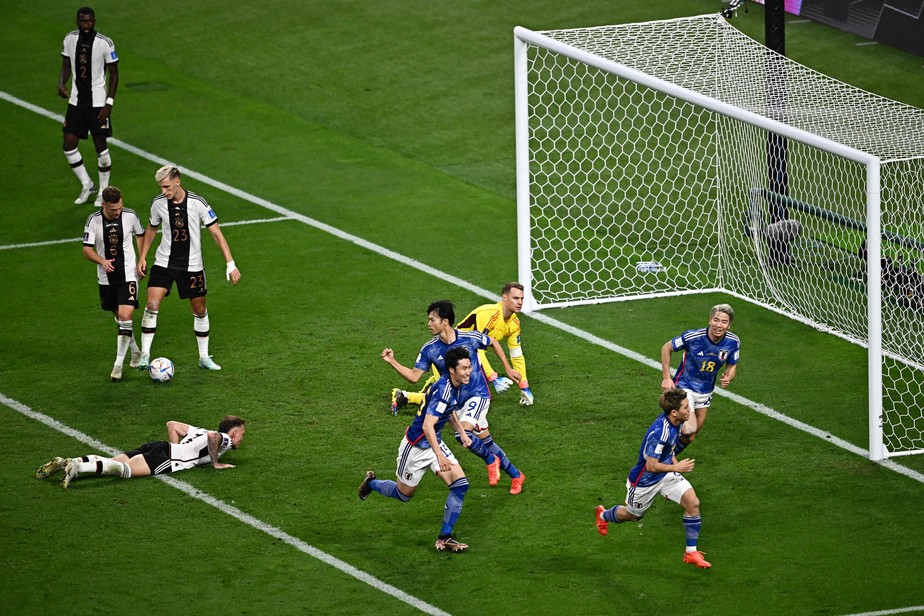 Japão marca gol de virada sobre a Alemanha