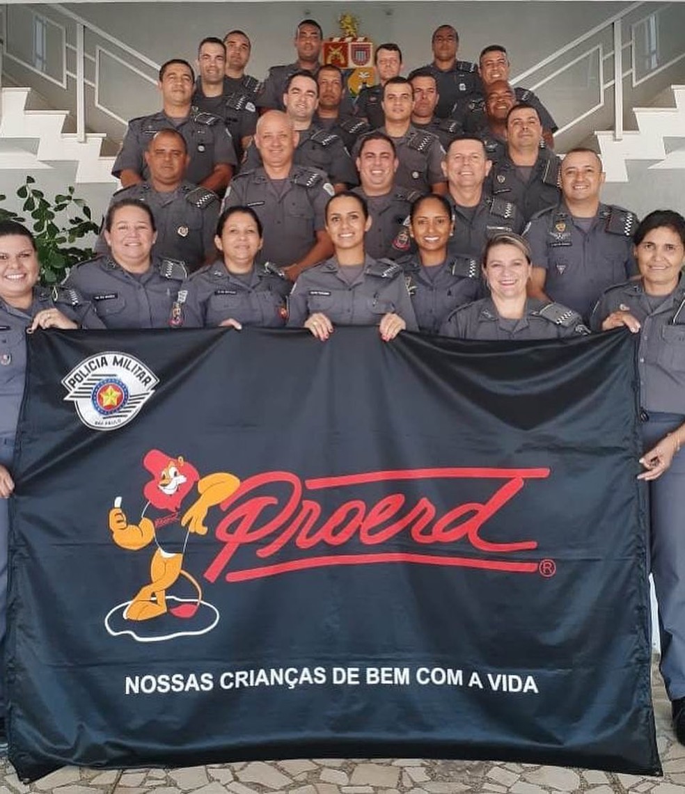 Cabo Juliano Borges era um dos instrutores do Proerd na região de Presidente Prudente — Foto: Polícia Militar