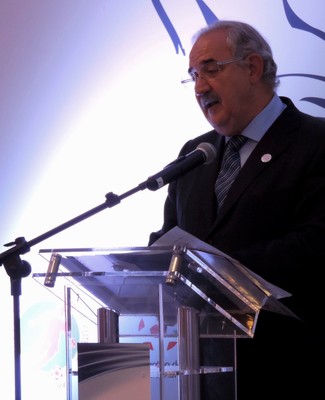 Nilton Macedo Machado presidente Avaí (Foto: Renan Koerich)