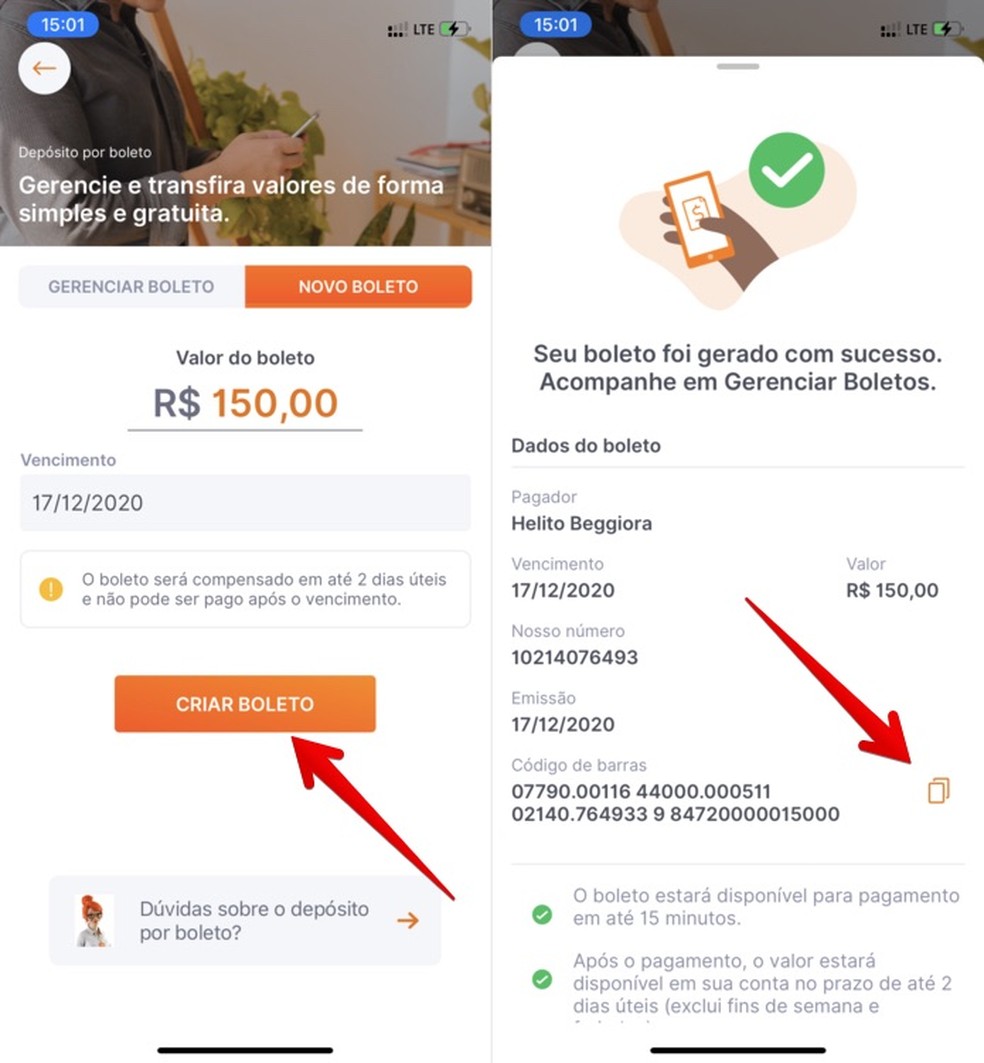 como depositar dinheiro no banco inter bancos digitais techtudo