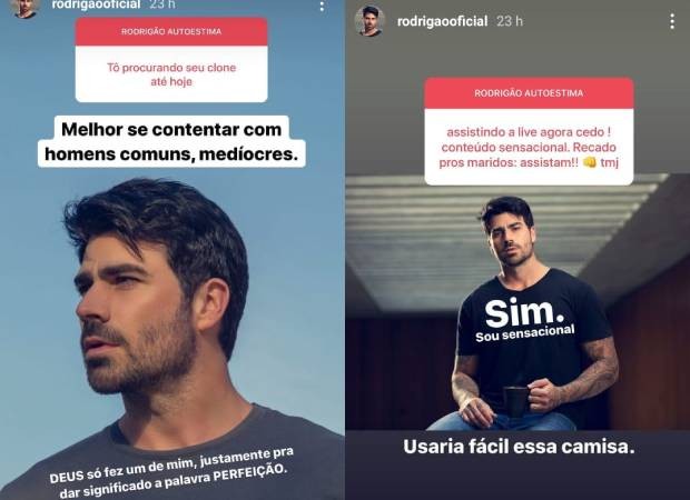 Ex-BBB Rodrigão responde a comentários dos seguidores sobre autoestima (Foto: Reprodução/Instagram)
