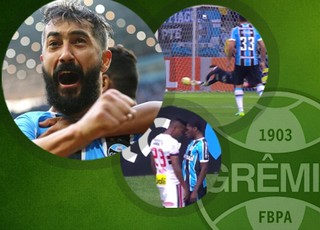 Vitória do Grêmio tem brilho à la 9 de Douglas, bombardeio e encarada