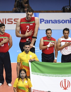 Chama-se Morteza Mehrzad, é iraniano e atleta paralímpico de