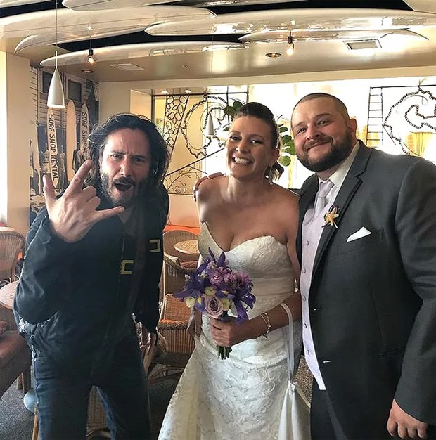 Keanu Reeves has participated in other popular weddings (Photo: Reproduction / Instagram Darlette Câmara)