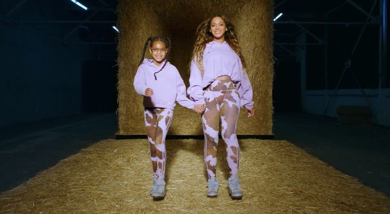 Beyoncé e Blue Ivy (Foto: Reprodução / YouTube)