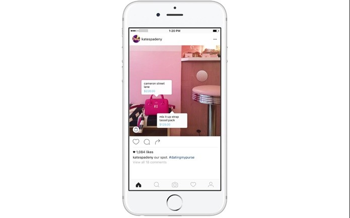Nova ferramenta do Instagram permite que empresas adicionem tags de produtos