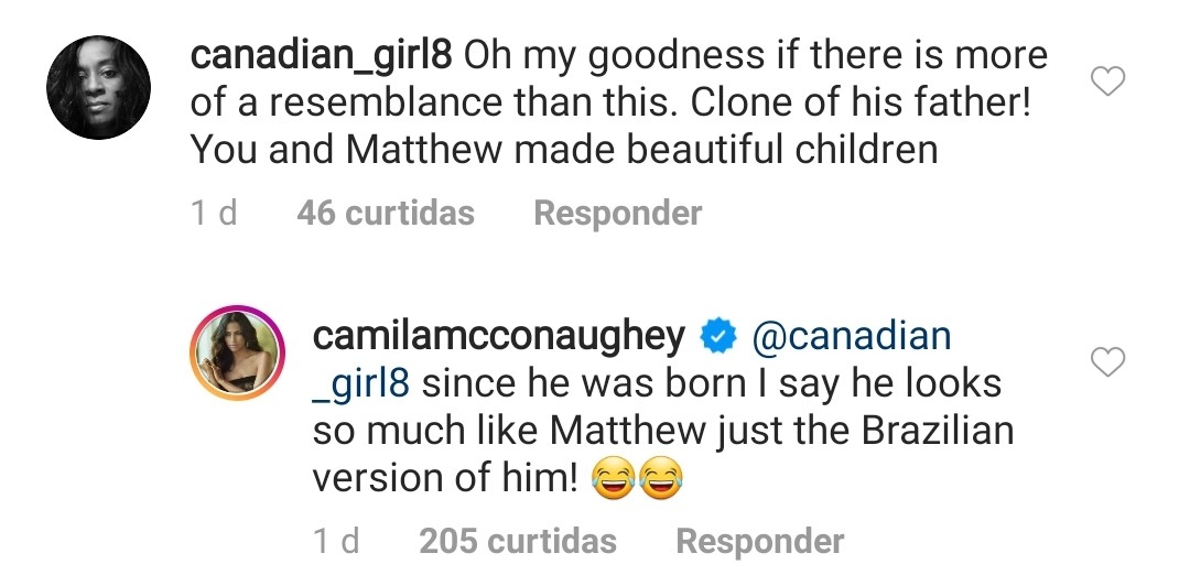 Fãs consideraram que o filho de 12 anos de Camila Alves e Matthew McConaughey é a cara do pai (Foto: Reprodução / Instagram)