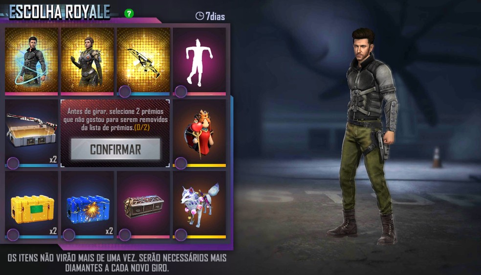 Free Fire Escolha Royale Traz Novo Personagem Jai E Mais Itens Free Fire Ge