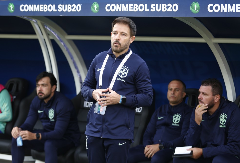 Ramon Menezes, técnico da seleção brasileira sub-20 — Foto: Rafael Ribeiro/CBF