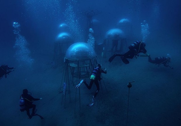 Jardim do Nemo (Foto: GIACOMO D`ORLANDO / via BBC)