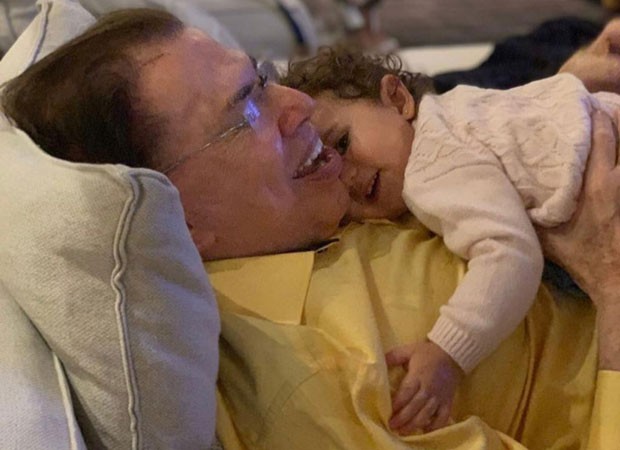 Silvio Santos com o neta Jane (Foto: Reprodução/Instagram)