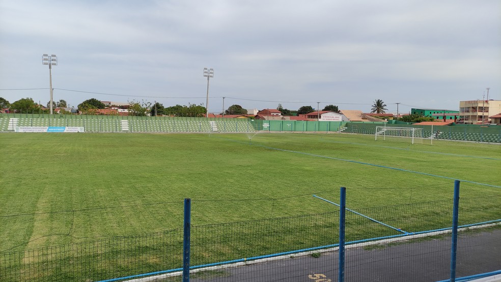 Estádio Pedro Alelaf, em Parnaíba — Foto: Felipe Cruz/Rede Clube