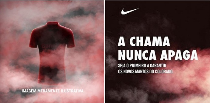 Novos uniformes do Inter (Foto: Divulgação/Nike)