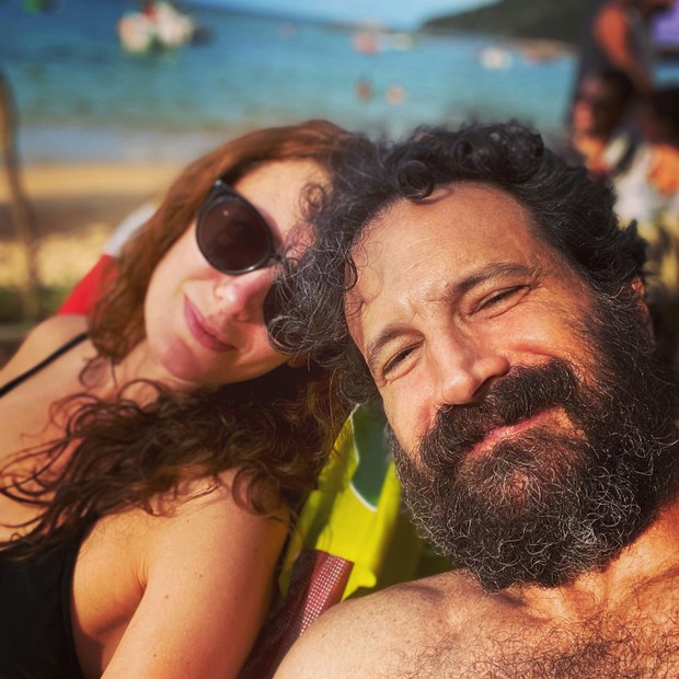 Caco Ciocler e Paula Cesari (Foto: Reprodução / Instagram)