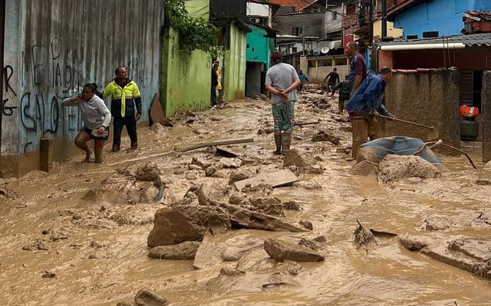 São Sebastião decreta calamidade pública — Foto: Divulgação/Defesa Civil de São Sebastião