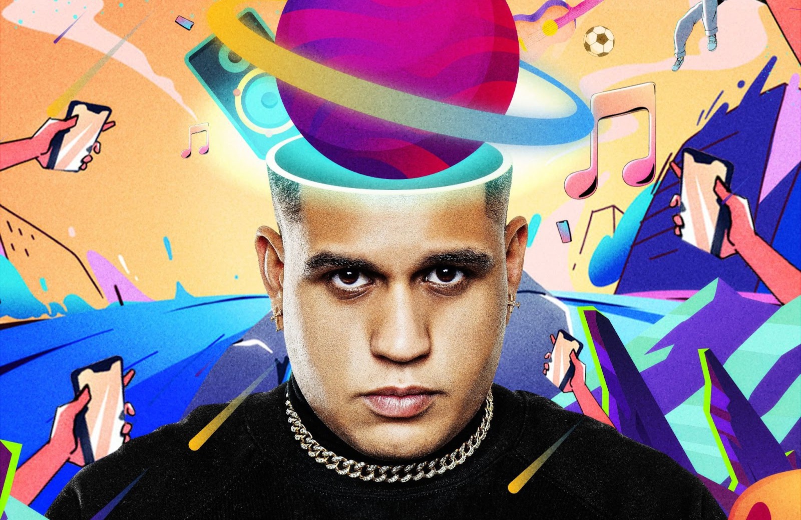 Gaab transita pelo mundo do trap com Vulgo FK e Lucas Predella em 'World 2'