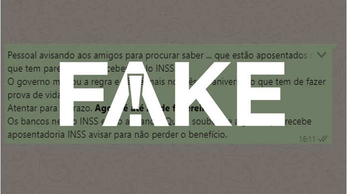E Fake Que Todos Os Aposentados Tem Ate O Fim De Fevereiro Para Fazer Prova De Vida E Continuar A Receber Beneficio Do Inss Fato Ou Fake G1 O melhor acervo de vídeos online sobre entretenimento, esportes e jornalismo do brasil. e fake que todos os aposentados tem