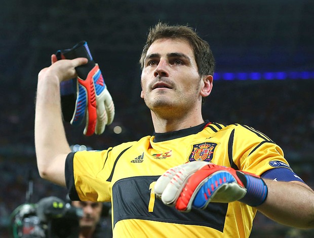 Casillas, Espanha x Portugal (Foto: Agência Getty Images)