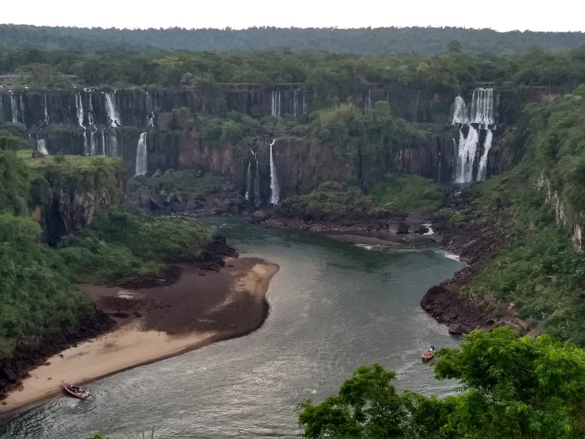 Cataratas Do Iguacu Registram A Menor Vazao De Agua Do Ano Diz Copel Oeste E Sudoeste G1