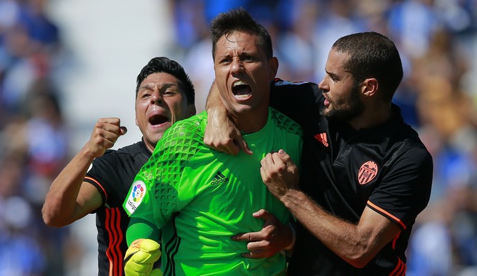 Diego Alves pênalti Valencia Leganés (Foto: Getty Images)