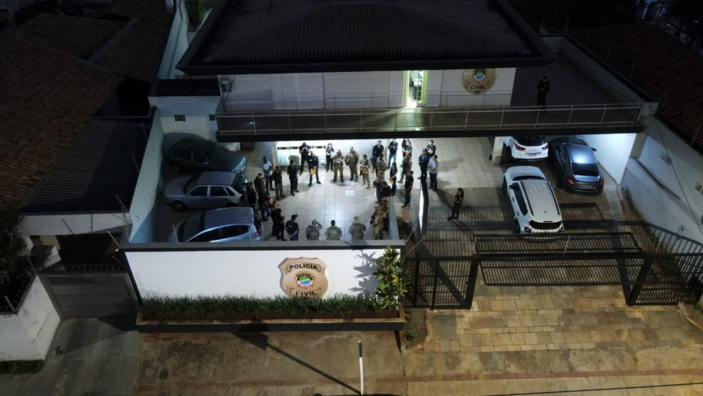 Sede da Depca onde policiais saíram para cumprir mandados — Foto: Polícia Civil/Divulgação