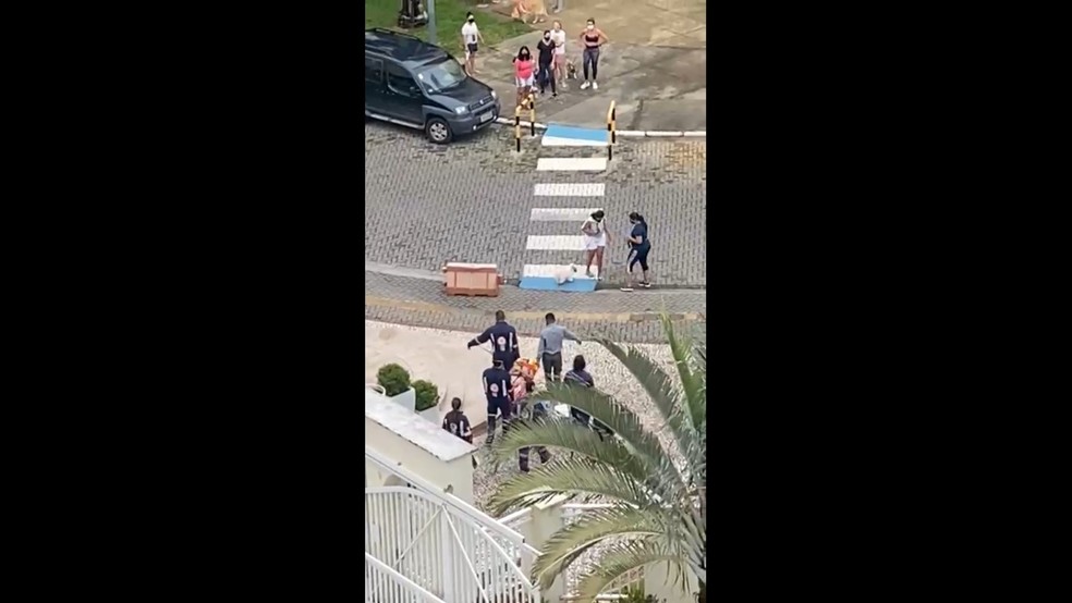 Babá se joga de 3° andar de prédio em Salvador — Foto: Reprodução / Redes Sociais