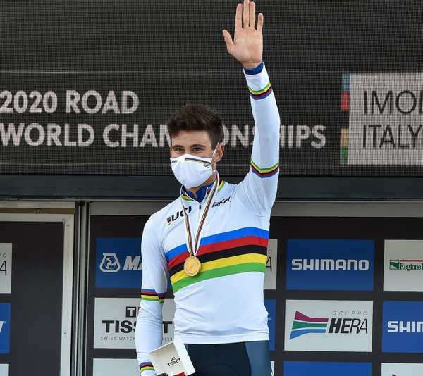 Mundial De Ciclismo Filippo Ganna E O Primeiro Italiano A Vencer A Prova Do Contra Relogio Ciclismo Ge